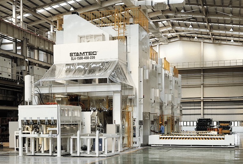 Stamtec’s 4-point straight side press